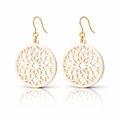 Noor Bloom Earrings   (Acrylic Cast Ivory)